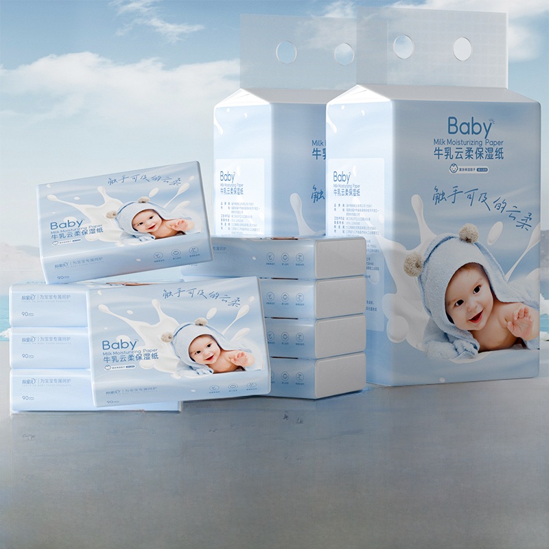 Baby Products Cream - Ultra Soft Cloudy Cream Paper Towels