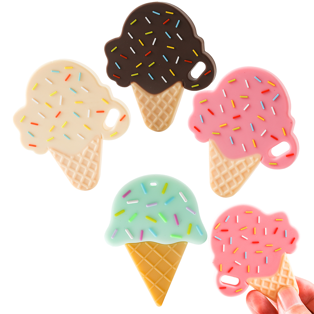 Baby Products Cream - Silicone Baby Teether Baby 0 12