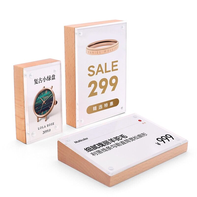 Baby Products Pictures - 88x54mm Tabletop Acrylic Sign Holder Display