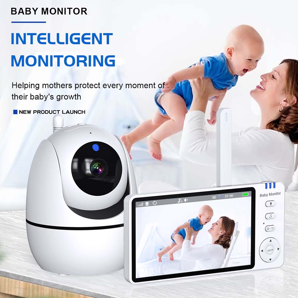 5 Inch Video Baby Monitor Indo - Baby Products Video review and price