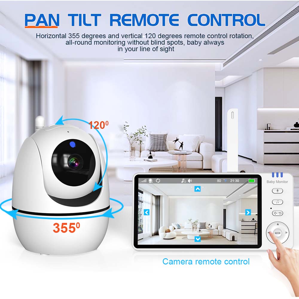 5 Inch Video Baby Monitor Indo - Baby Products Video review and price