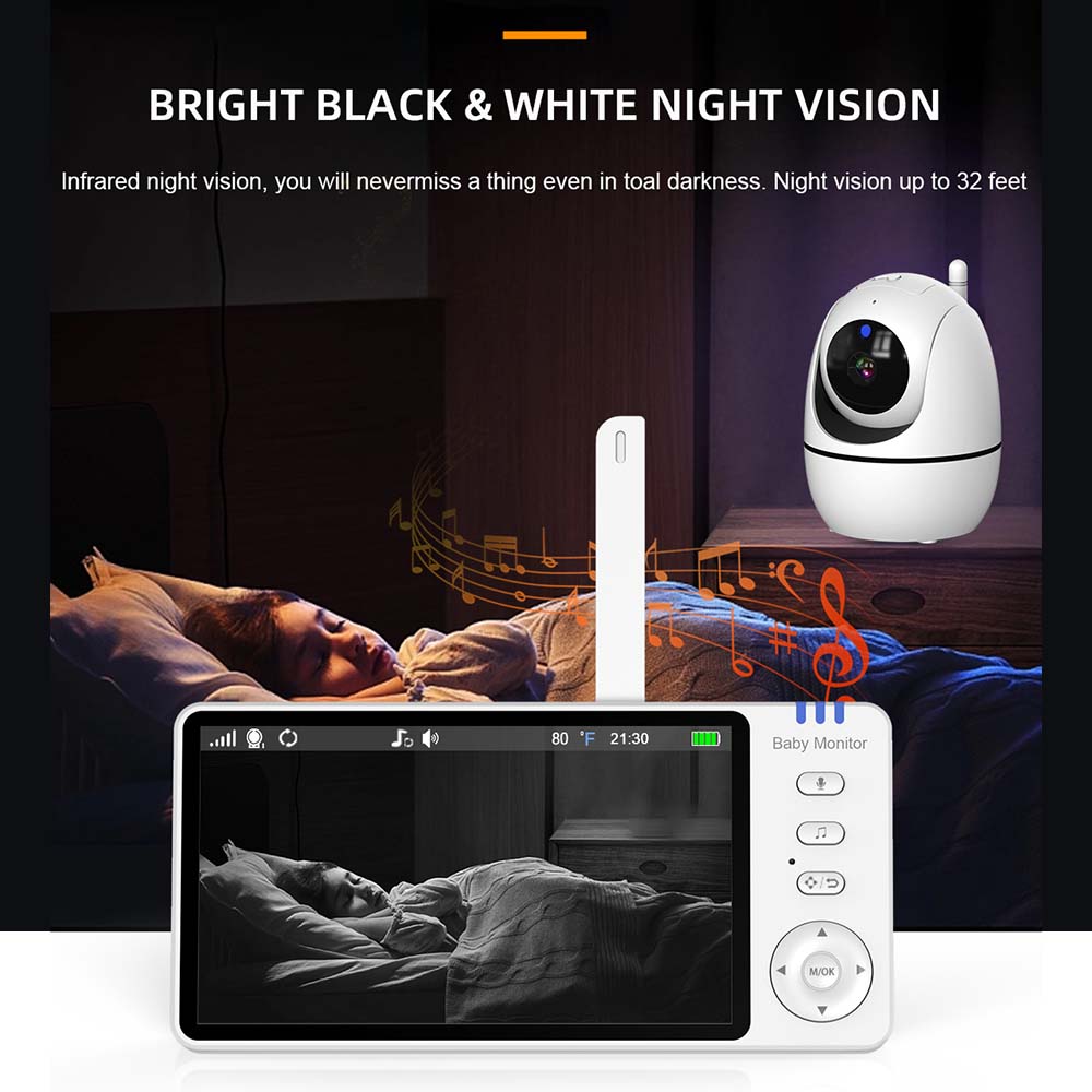 5 Inch Video Baby Monitor Indo - Baby Products Video review and price