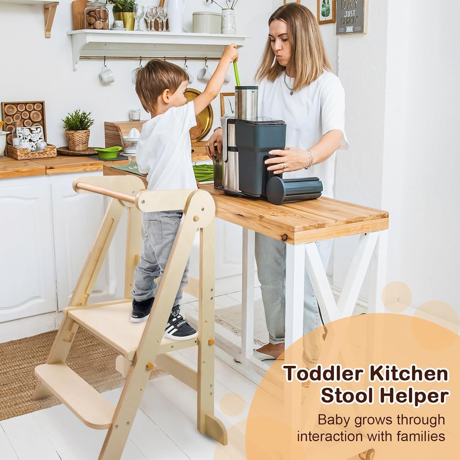 Foldable Toddler Kitchen Tower - Toddler Learning Tower review and price