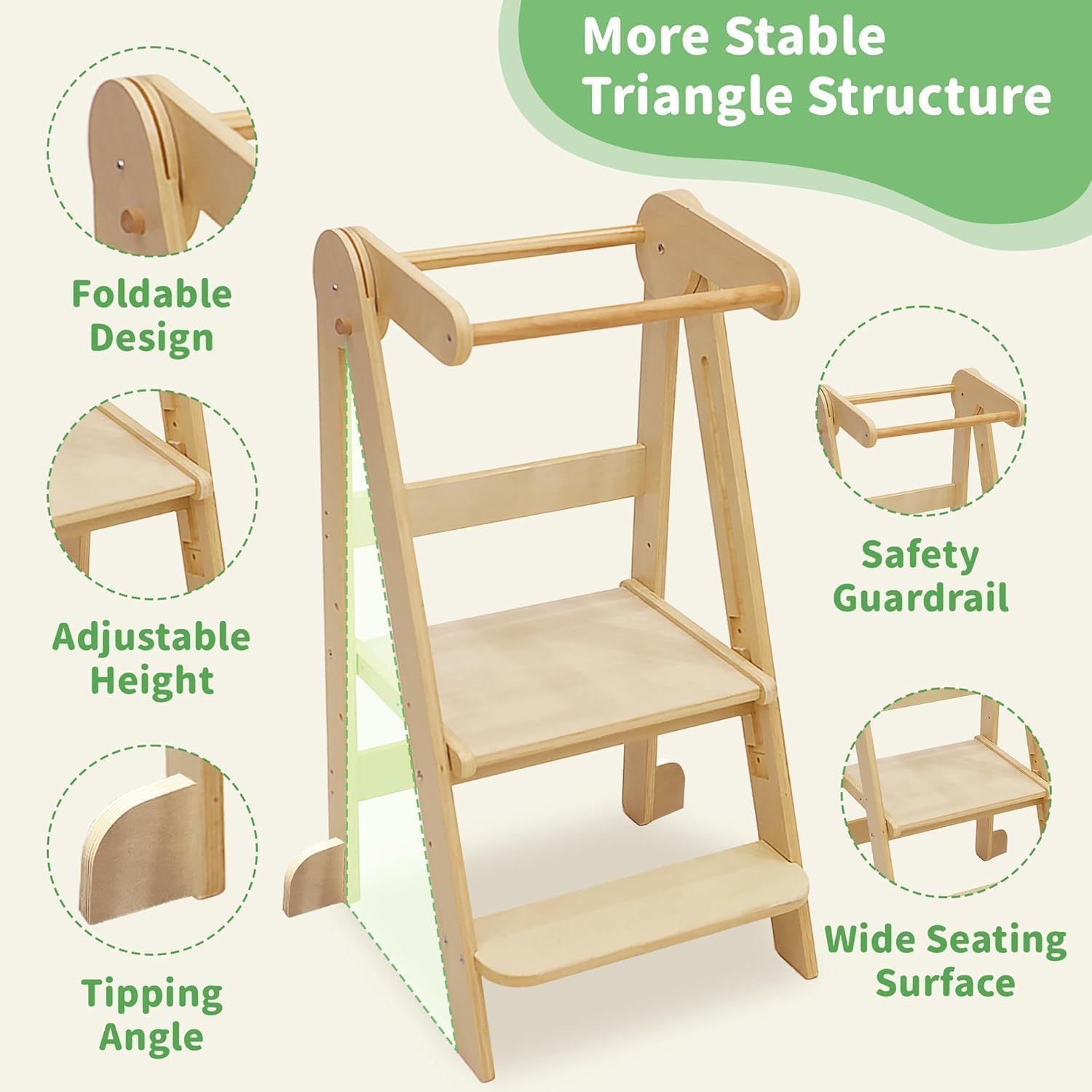 Foldable Toddler Kitchen Tower - Toddler Learning Tower review and price