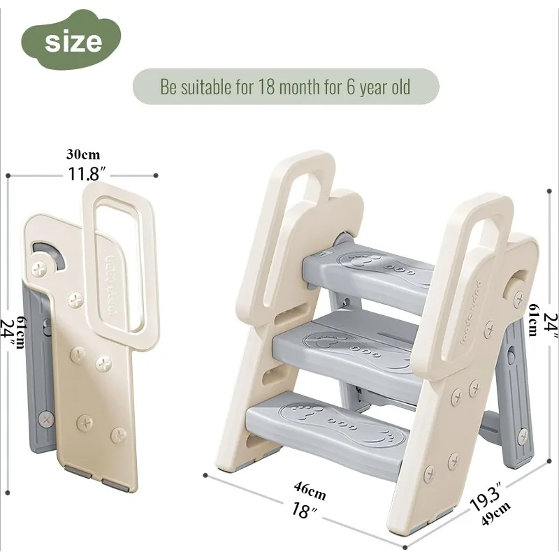 3 Step Stool with Handles Anti - Toddler Learning Tower review and price