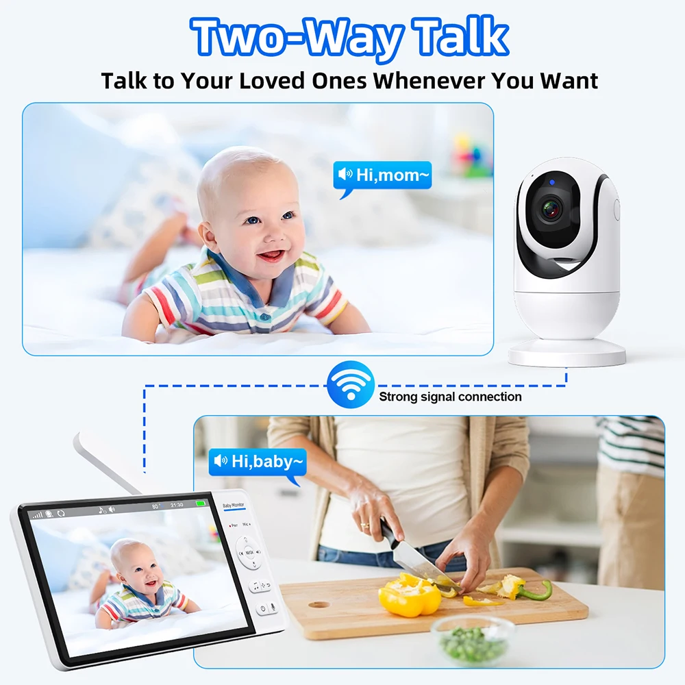 7.0'' Video Baby Monitor 720P  - Baby Products Video review and price