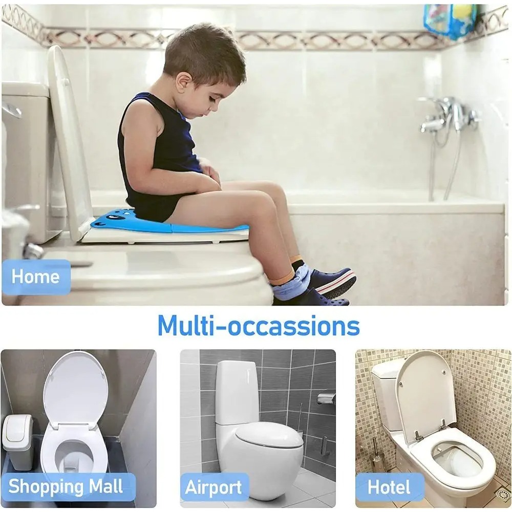 Portable Folding Non Slip Sili - Toddler Potty Training Seat review and price