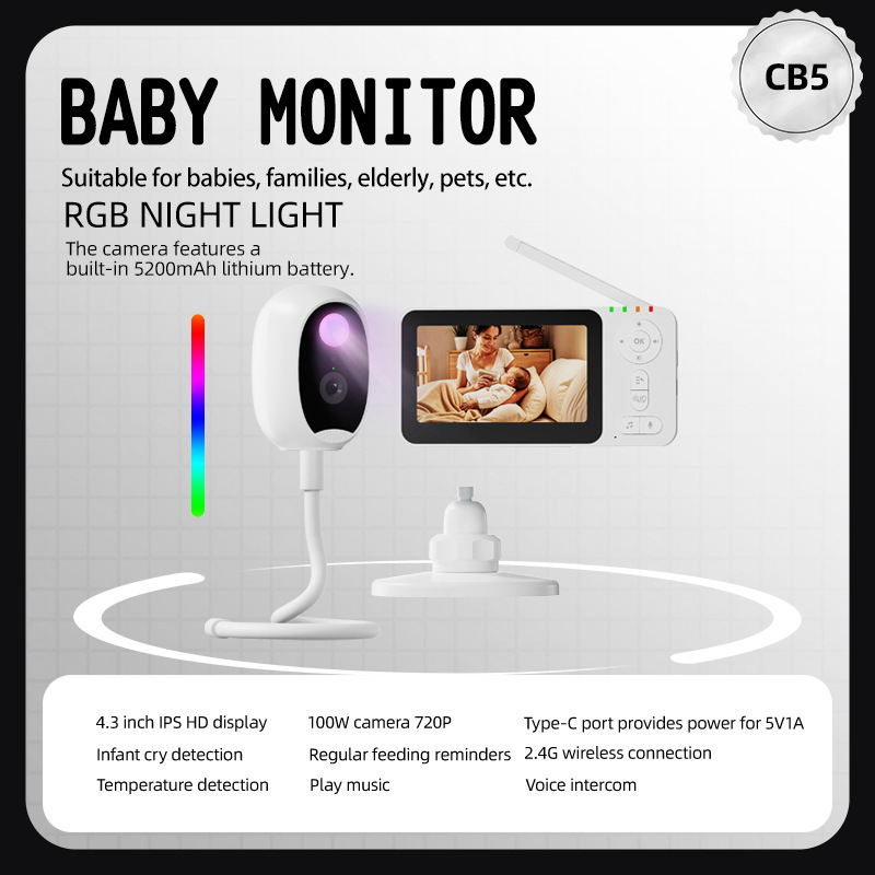 4.3-inch Intelligent Baby Moni - Baby Products Video review and price