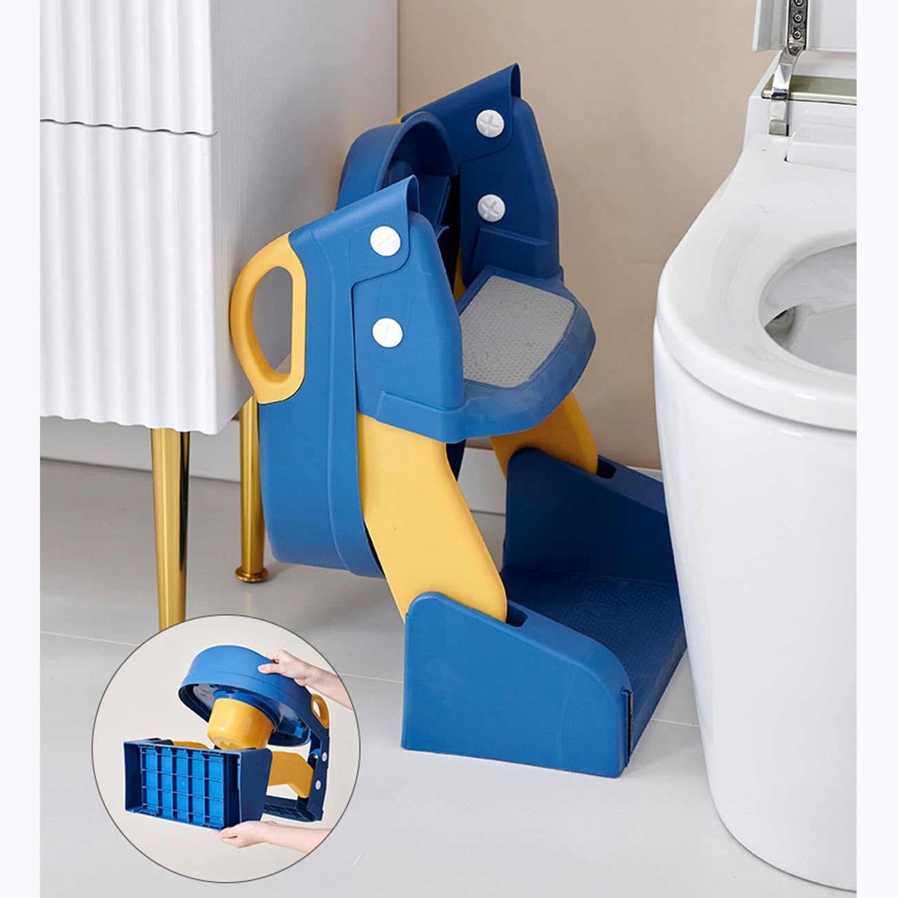 3 in 1 Toddler Training Ladder - Toddler Potty Training Seat review and price