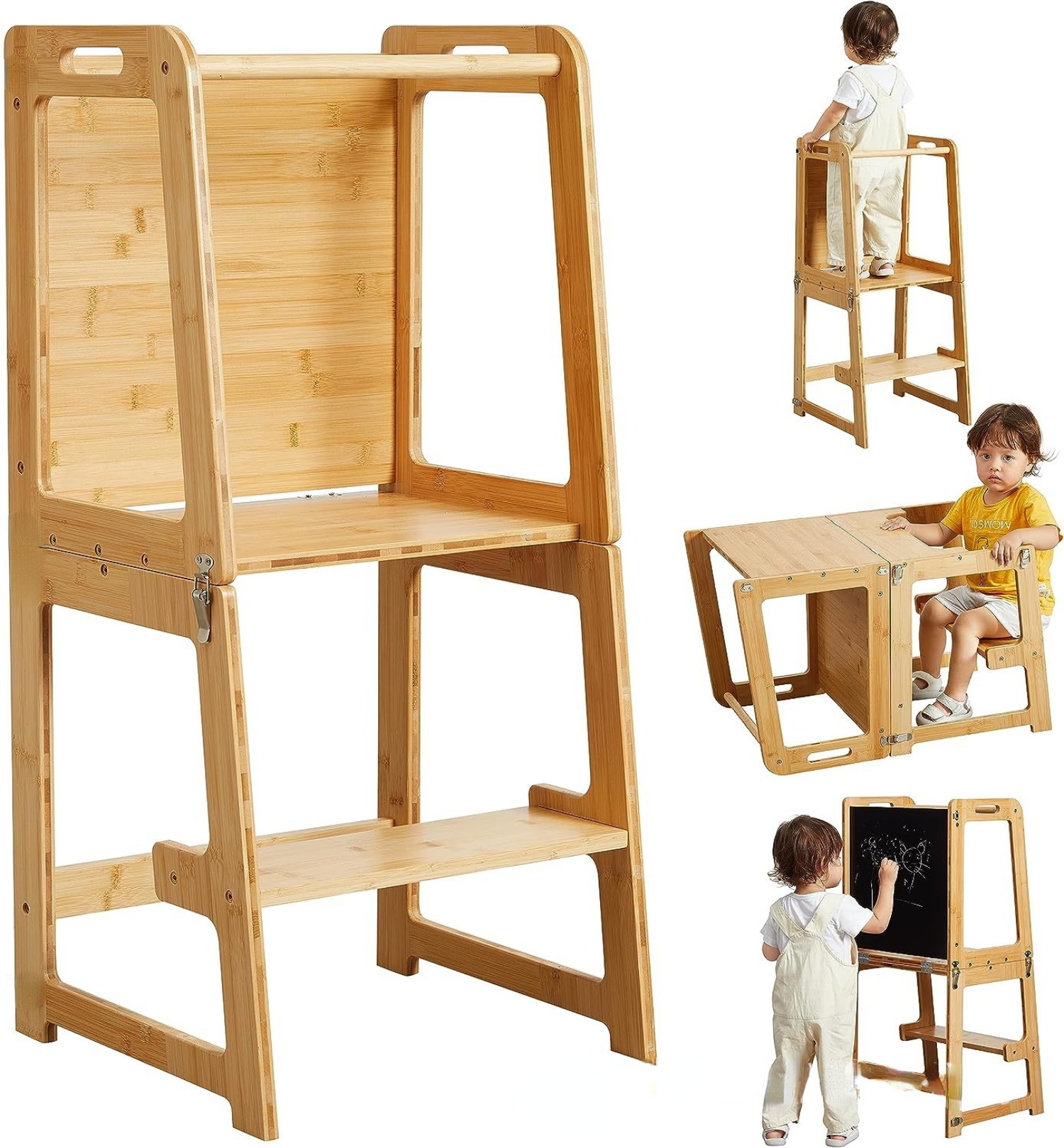 Foldable Toddler Kitchen Tower - Toddler Learning Tower review and price