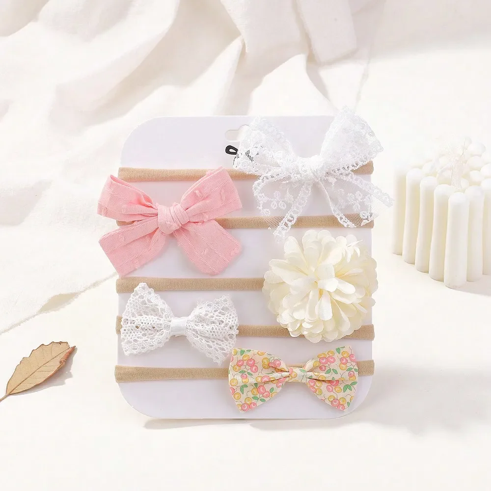 5Pcs/Set Baby Elastic Headband - Baby Products Set review and price