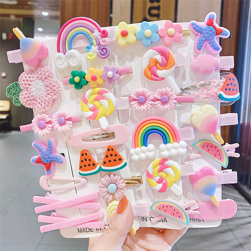 14pcs Set Of Hair Clips For Gi - Baby Products Lotion review and price