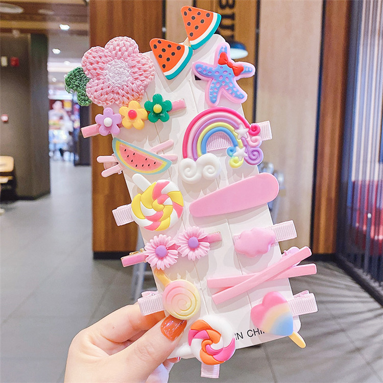 14pcs Set Of Hair Clips For Gi - Baby Products Lotion review and price