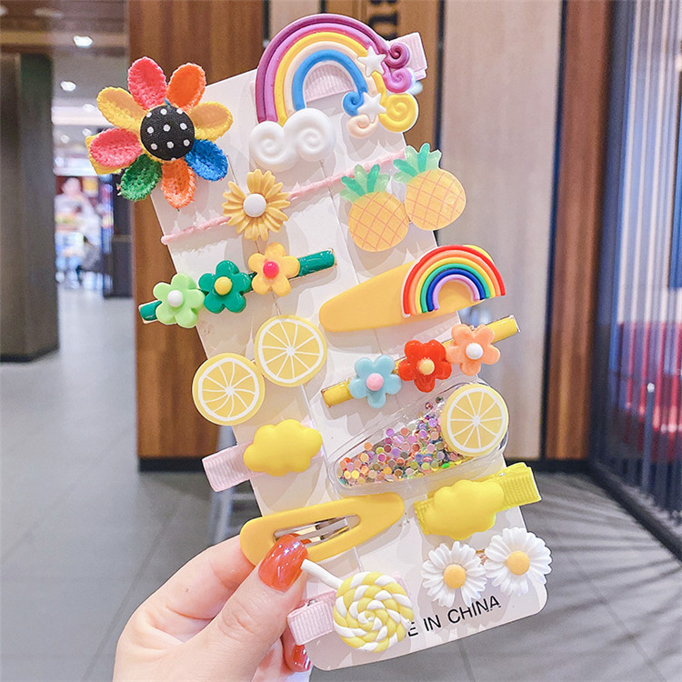 14pcs Set Of Hair Clips For Gi - Baby Products Lotion review and price