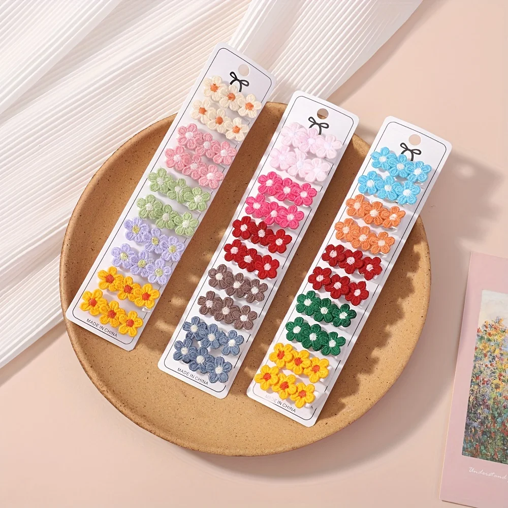 10Pcs/Set Baby Mini Flower Hai - Baby Products Set review and price