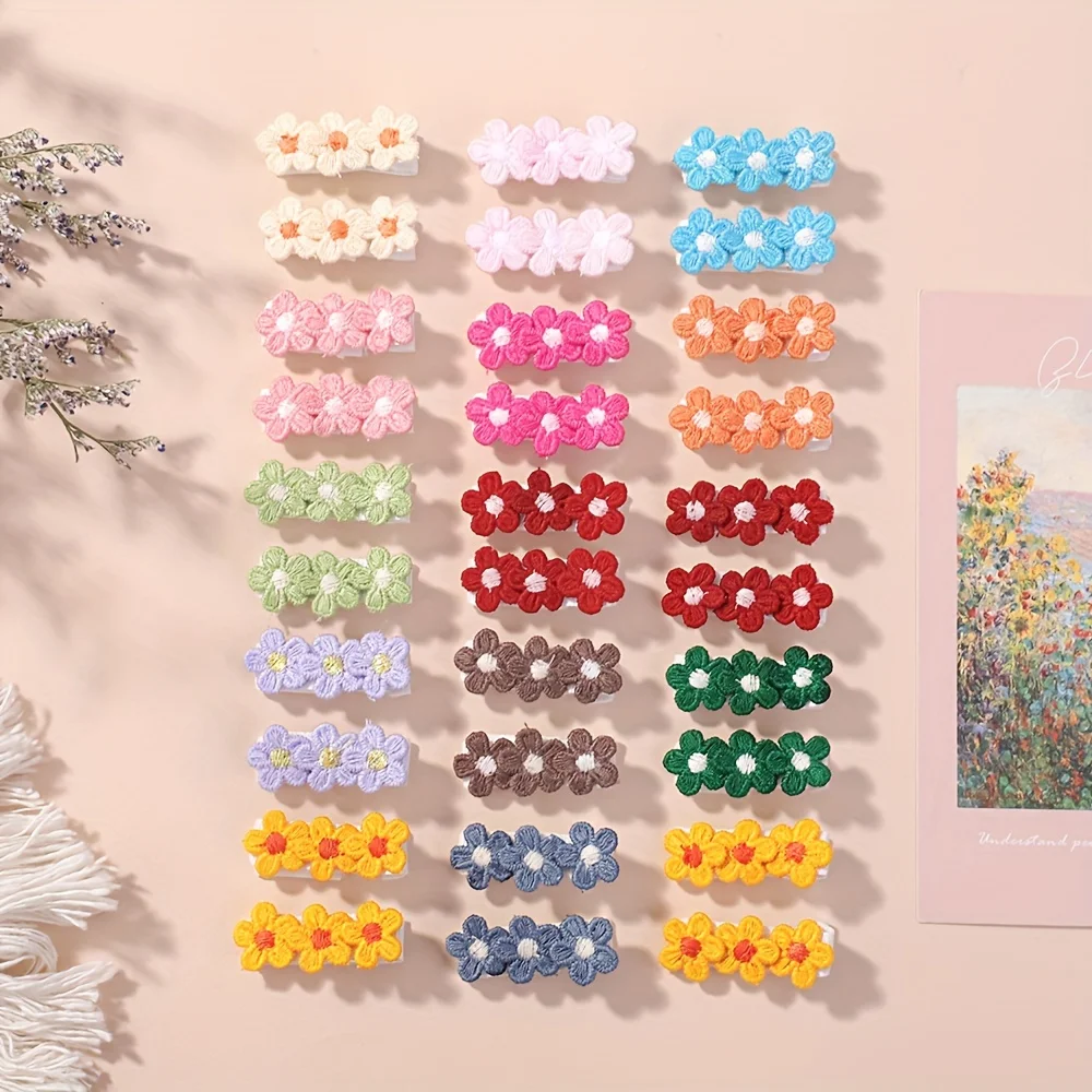 10Pcs/Set Baby Mini Flower Hai - Baby Products Set review and price