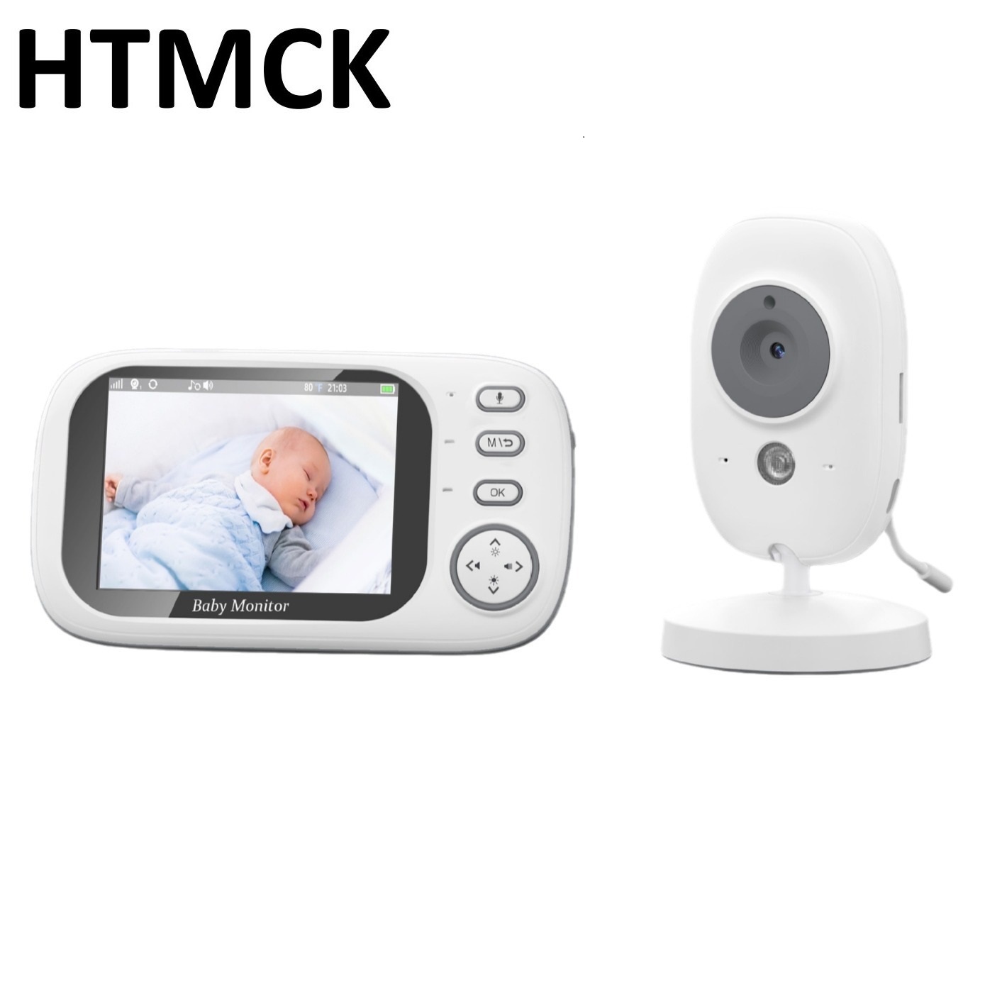 HTMCK 3.5 Inch Baby Monitor wi - Baby Products Video review and price