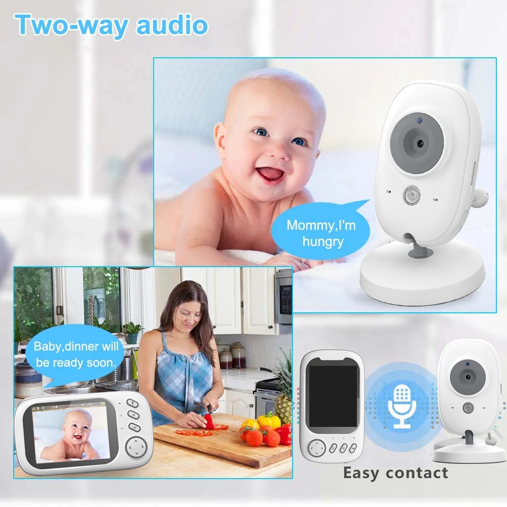 HTMCK 3.5 Inch Baby Monitor wi - Baby Products Video review and price