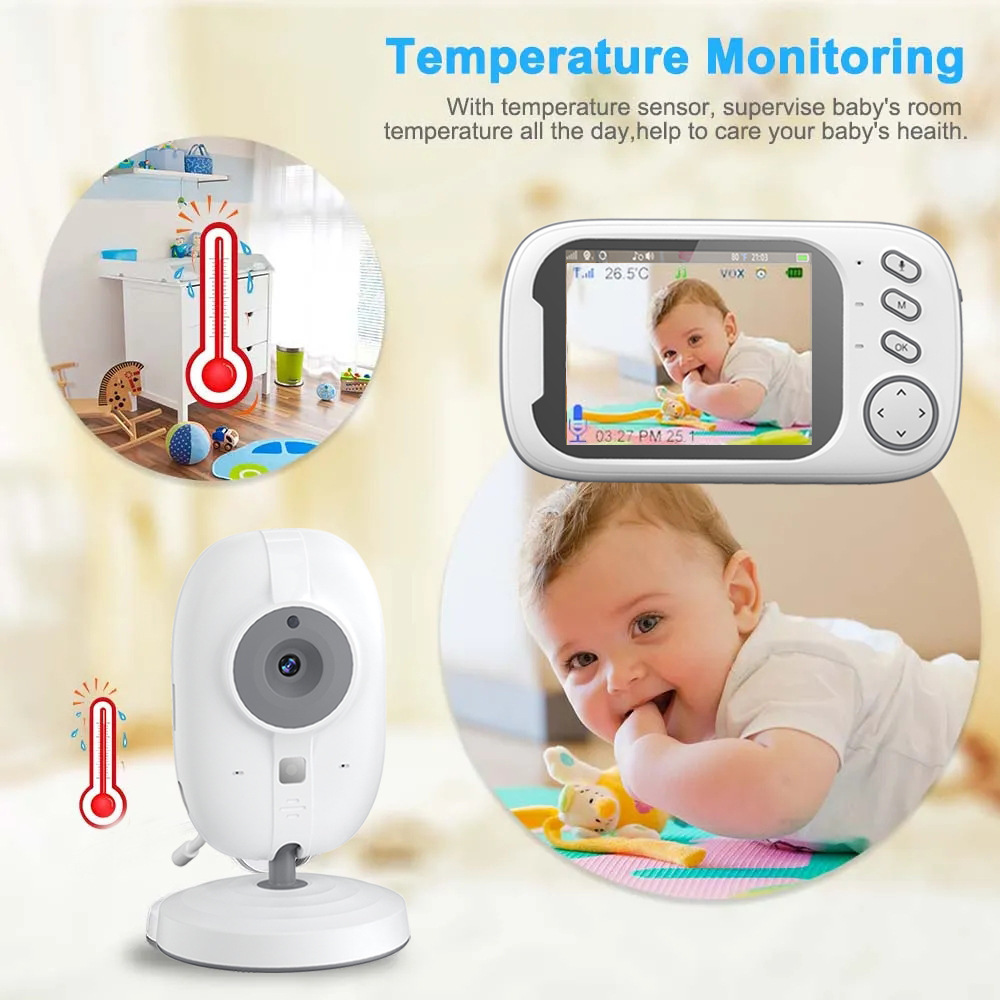 HTMCK 3.5 Inch Baby Monitor wi - Baby Products Video review and price