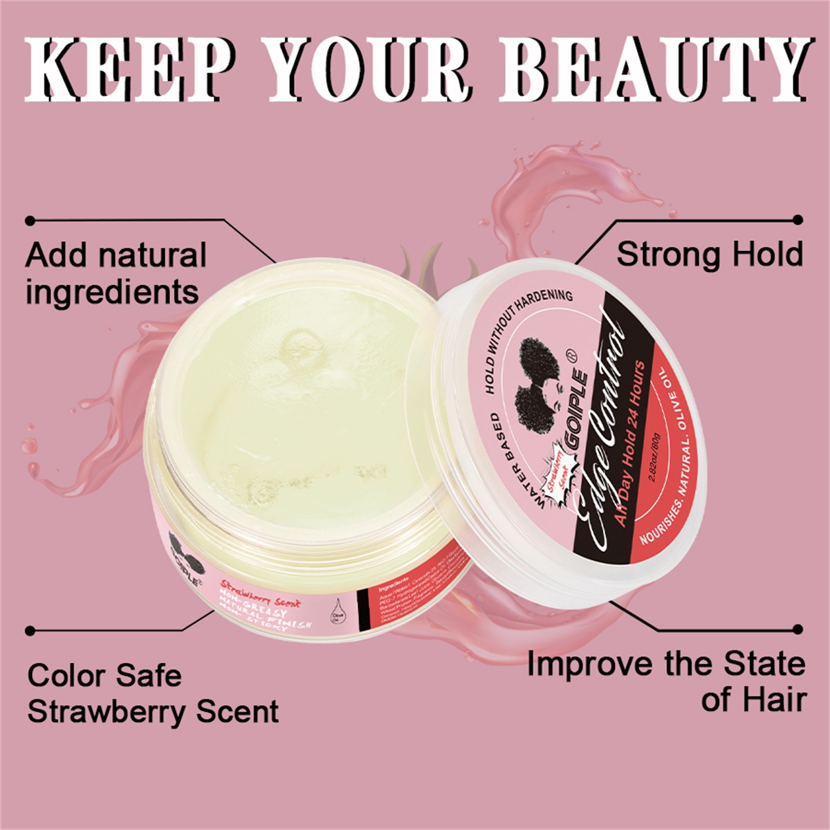 GOIPLE 80G Edge Control Wax Ha - Baby Products Cream review and price