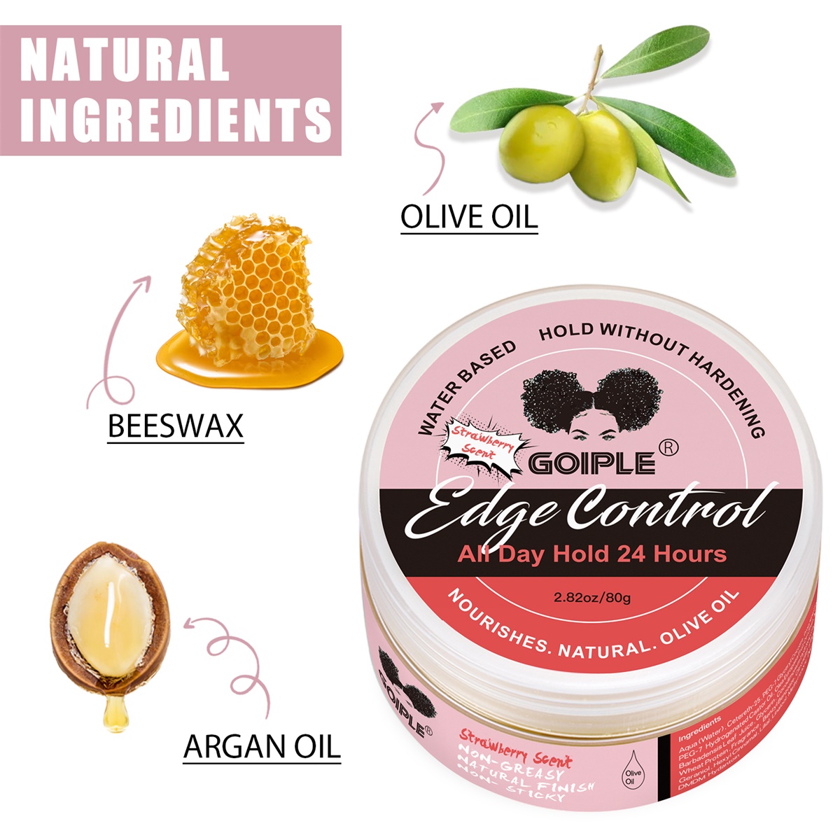 GOIPLE 80G Edge Control Wax Ha - Baby Products Cream review and price