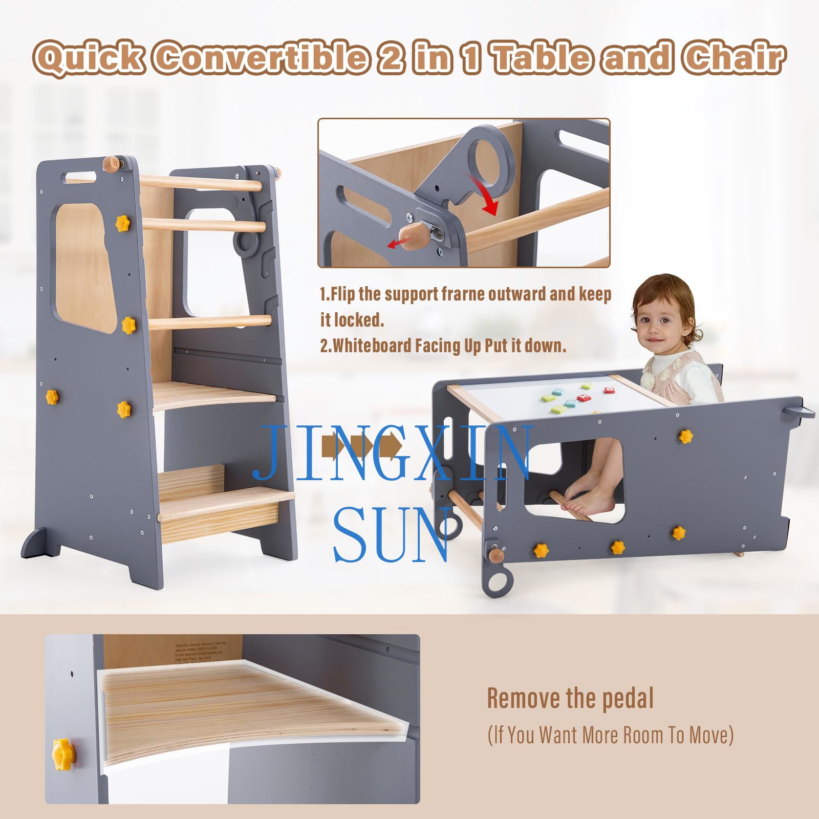 4 in 1 Toddler Kitchen Tower M - Toddler Learning Tower review and price