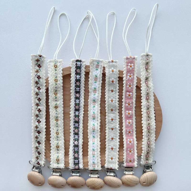 Lace Pacifier Clip Chain for N - Baby Products For Gift review and price